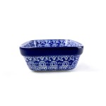 428 Bunzlau vierkant schaaltje 9,5 x 9,5 cm 884X 428 Kleine vierkante schaaltjes 9,5 x 9,5 cm